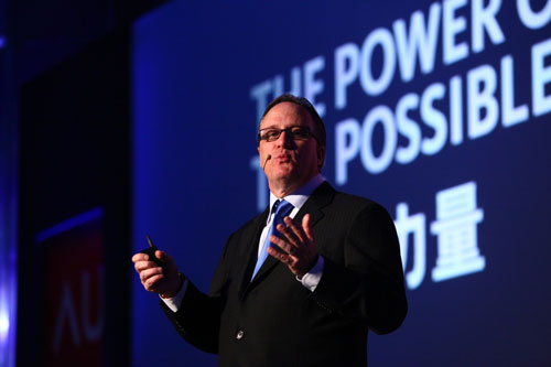 歐特克公司全球高級副總裁、亞太區(qū)總裁魏柏德